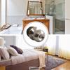 Door Knob Lockset Keyless Round Ball Style Handle Privacy Bedroom Bathroom Handle Lockset Stainless Steel Polished Door Knob Set Interior Lockable