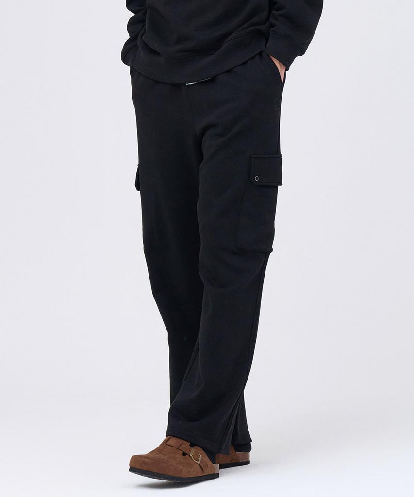 CHASECULT Men'S Cargo Pocket Wide Pants - Black