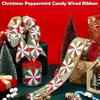 2rolls Christmas Candy Mint Thread Edging Ribbon Wide Christmas Candy Ribbon Burlap Ribbon Diy Craft Wreath Christmas Tree Decoration Gift Wrap Party