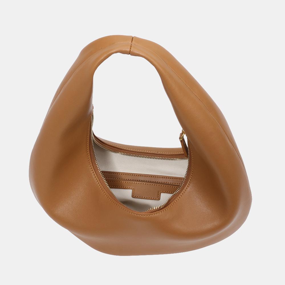 Crescent Bag Advanced Sense Hand Bag Retro Handbag Light Luxury Half Month Bag Simple Shoulder Underarm Bag