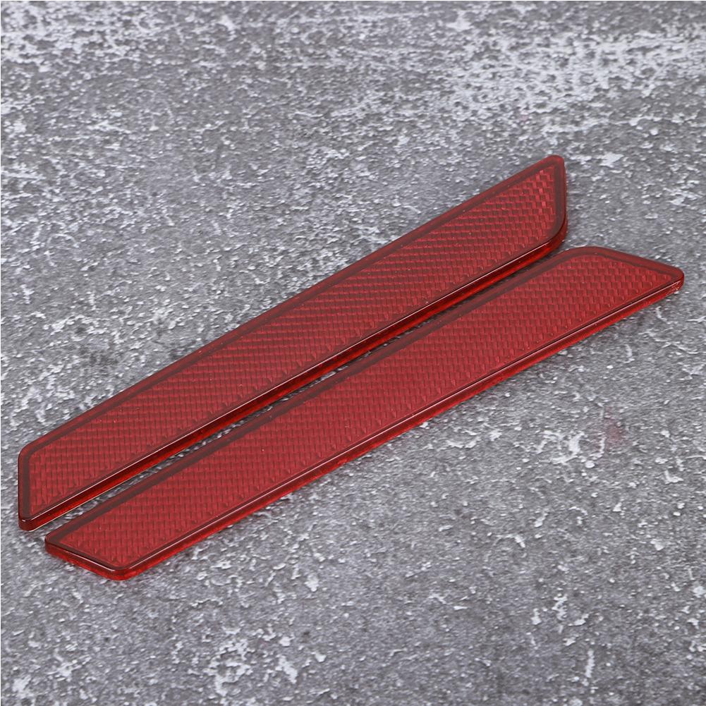 Pair of Saddlebag Reflector   Cover   Warning Large Size Fit for   FLT FLHT 2014-2017
