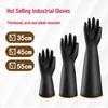 Gants Industriels Extra Longs Résistants aux Acides et Alcalis - Épais, Durables, Imperméables en Latex