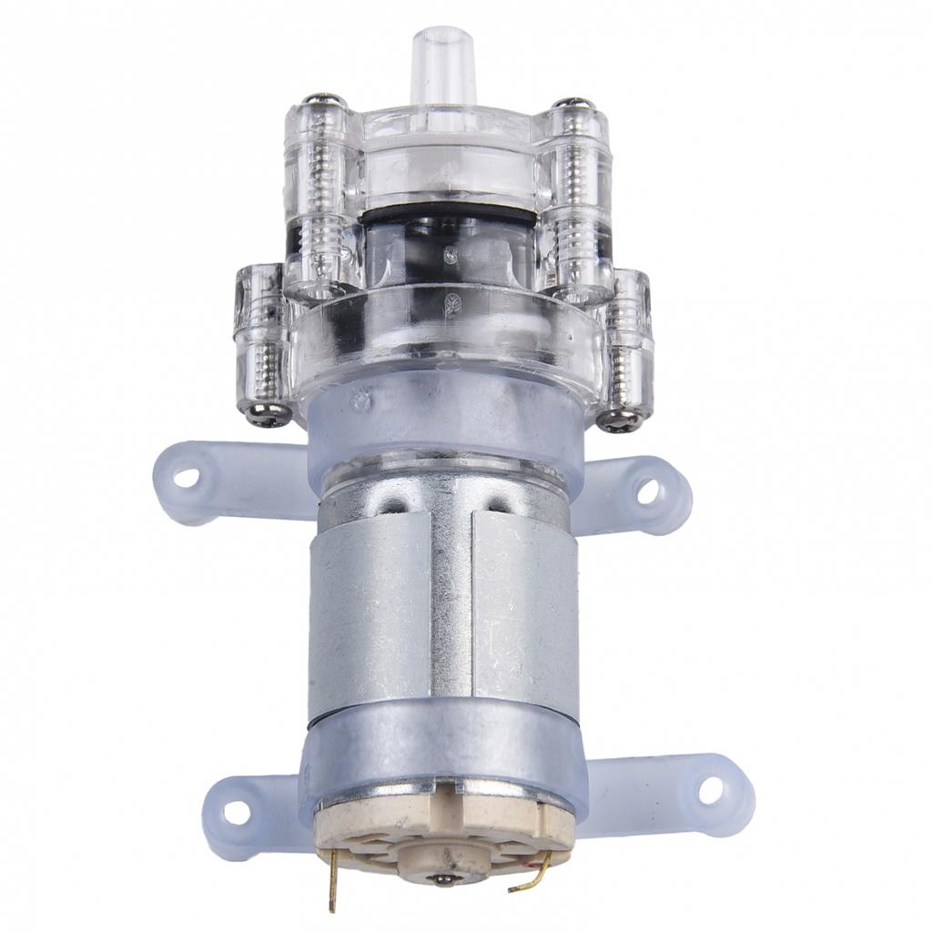 Plastics Diaphragm Pump Self Priming Silver Small Transparent