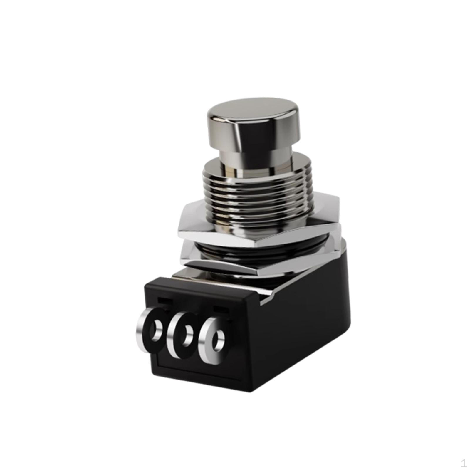 

Guitar Foot Pedal Switch 3 Pin Pushbutton Footswitch Replace Musical Instrument Accessories Short