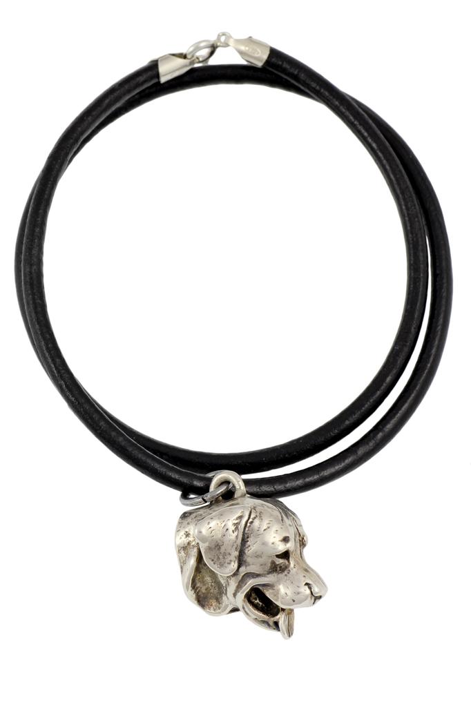 Rottweiler, Rott, Rottie – Necklace with dog, silver-plated pendant for dog fan | Art-Dog
