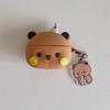 Cartoon little white brown bear cloth apple AirPods Pro for 1/1/1 generation wireless bluetooth headset cover anti-drop