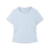 Girls' Lyocell Linen Cool-Feel Bowknot Short Sleeve T-shirt