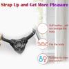 Adjustable Strap On Dildo Harness Adult Sex Toys for Women Men Leather Belt with 2 Size Metal O-Rings for Lesbian Gay Anal Toys