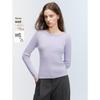 Women's French Style Lambswool Round Neck Sweater