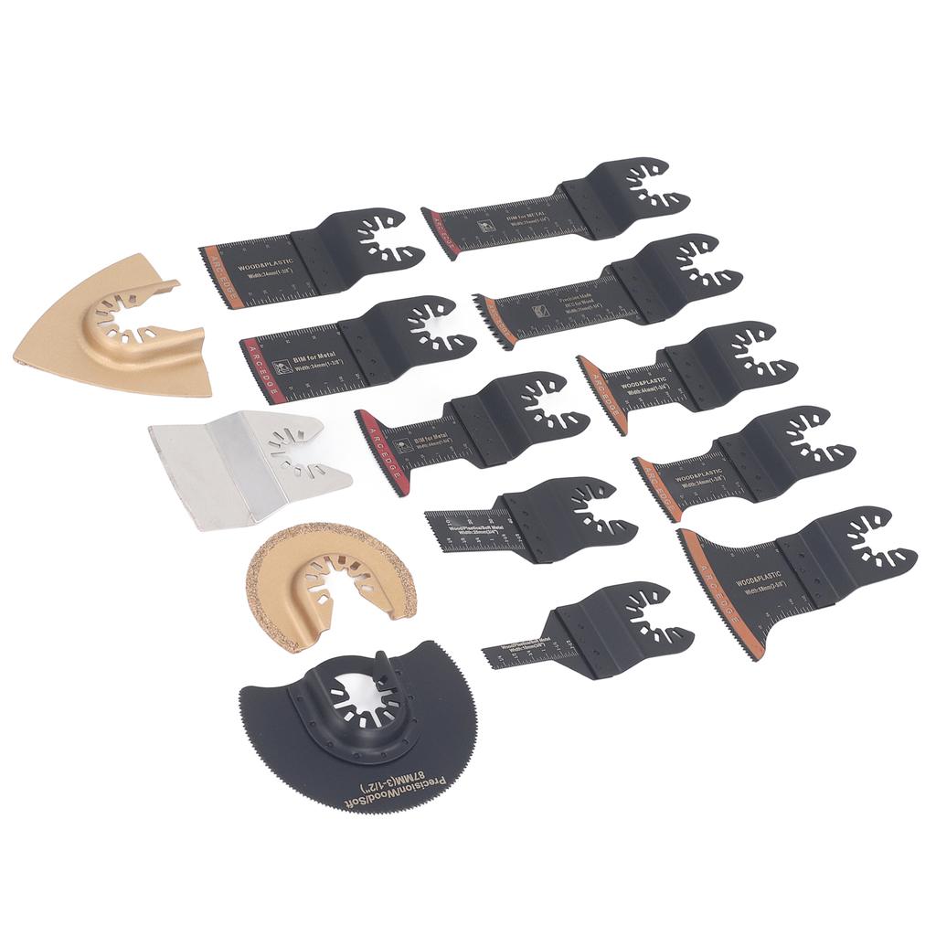 14 Buc Lama Fierastrau Oscilant HSS Otel Inoxidabil Multifunctional Universal Lama Instrument Oscilant