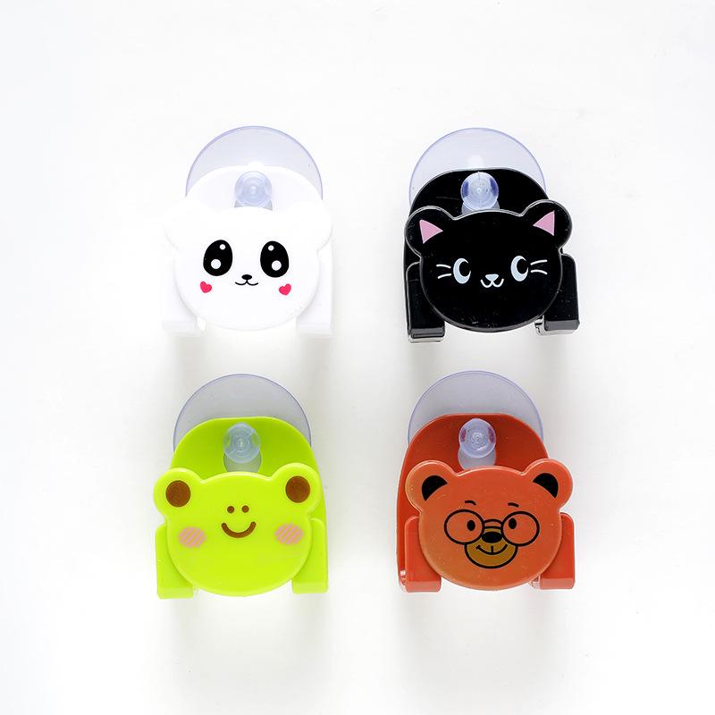 Cartoon Kitchen Sponge Dish Cloth Holder Suction Cup Storage Rack