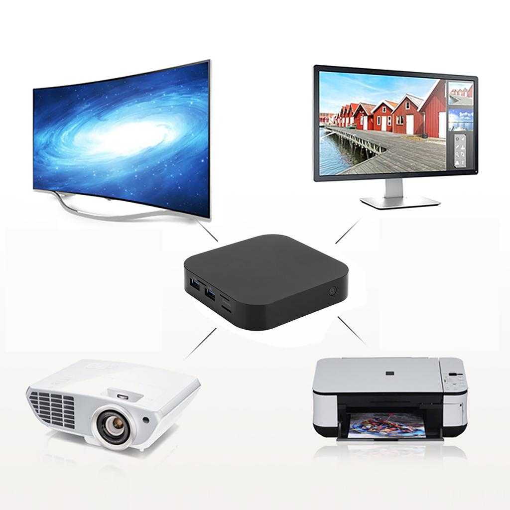 W8 PRO Portable Mini PC Quad Core Mini Computer Host 4Gb64GB  for Intel Z8350