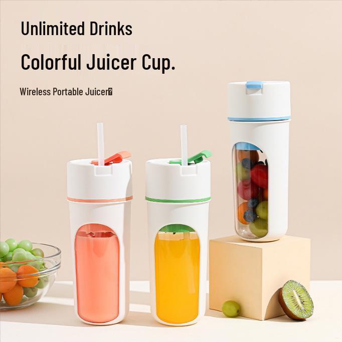 Portable Multi-Function Juicer: Rechargeable Small Juice Cup for Home and Student Use
