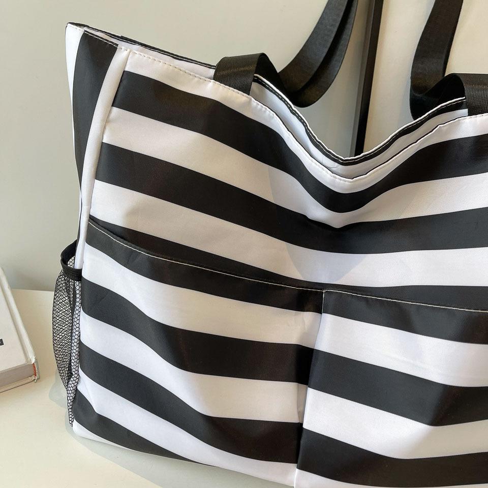 Übergroße Strandtasche Wasserdicht und Sanddicht Damen Strandhandtasche mit Reißverschluss und Feuchtfach, Geeignet für Schwimmbad, Fitnessstudio, Lebensmittelgeschäft, Reisen