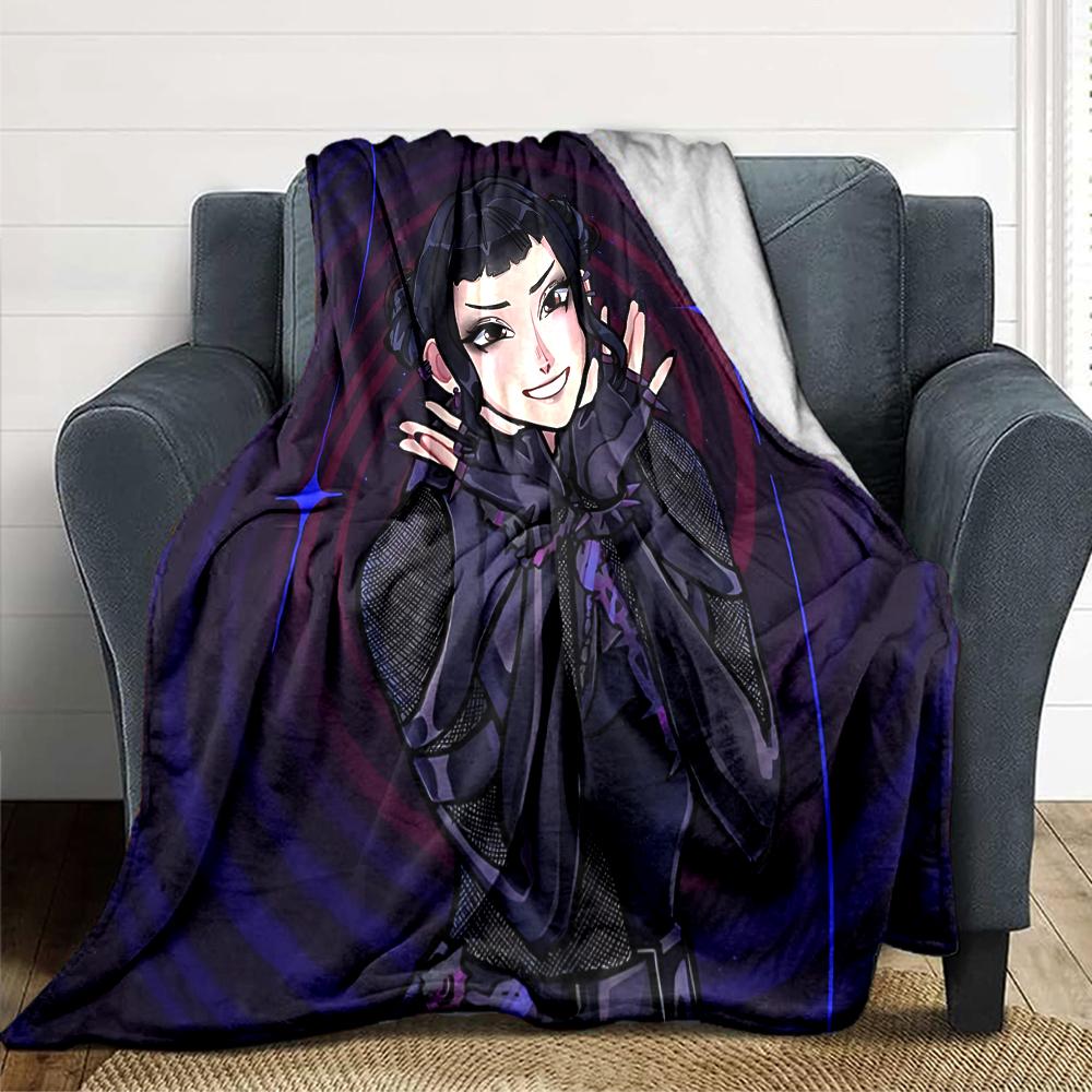 1Pc Fantasy Anime Character Blanket For Couch Bed Plush Cozy Fuzzy Blanket Super Soft Warm Blankets For Fall And Winter 0918201