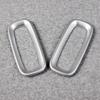 RUIQ Toyota Sienta Interieur Vordere Klimaanlagendüse Ring Zierleiste Speziell entwickelt für den Toyota Sienta (10er Serie) Panel, (Satin Silber)