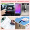 Silicone Pen Holder Anti-lost Anti-fall Self-Adhesive Pen Holder Organizer Desktop Marker Pen Ballpoint Pen Pencil Storage Clip