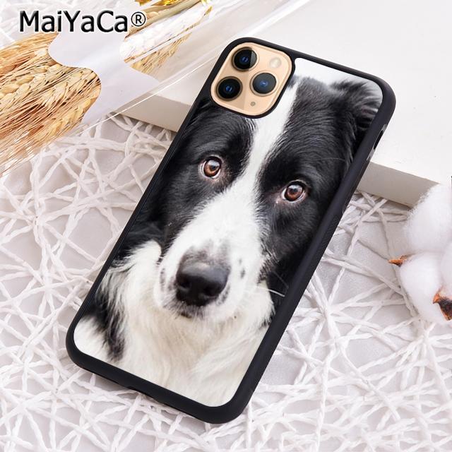 Beautiful Fun Border Collie Dog Puppies Phone Case For iPhone 17 Air 16 15 14 plus 12 13 pro max coque