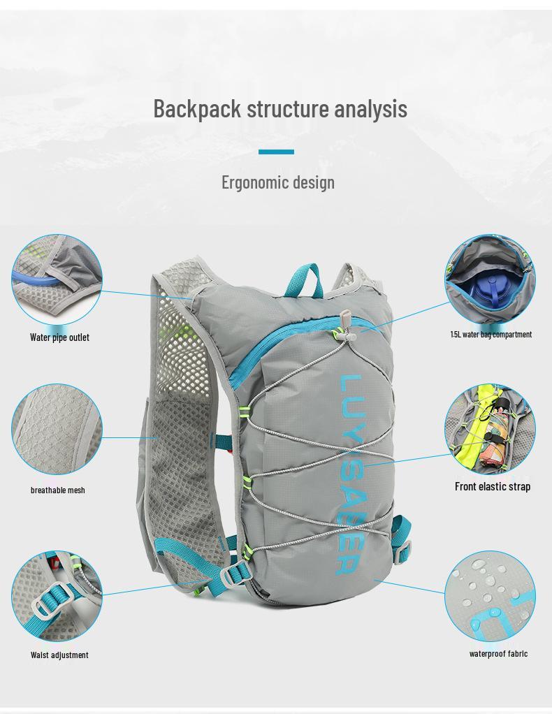 Off-Road Running Hydration Pack for Cycling, Hiking, and Marathon