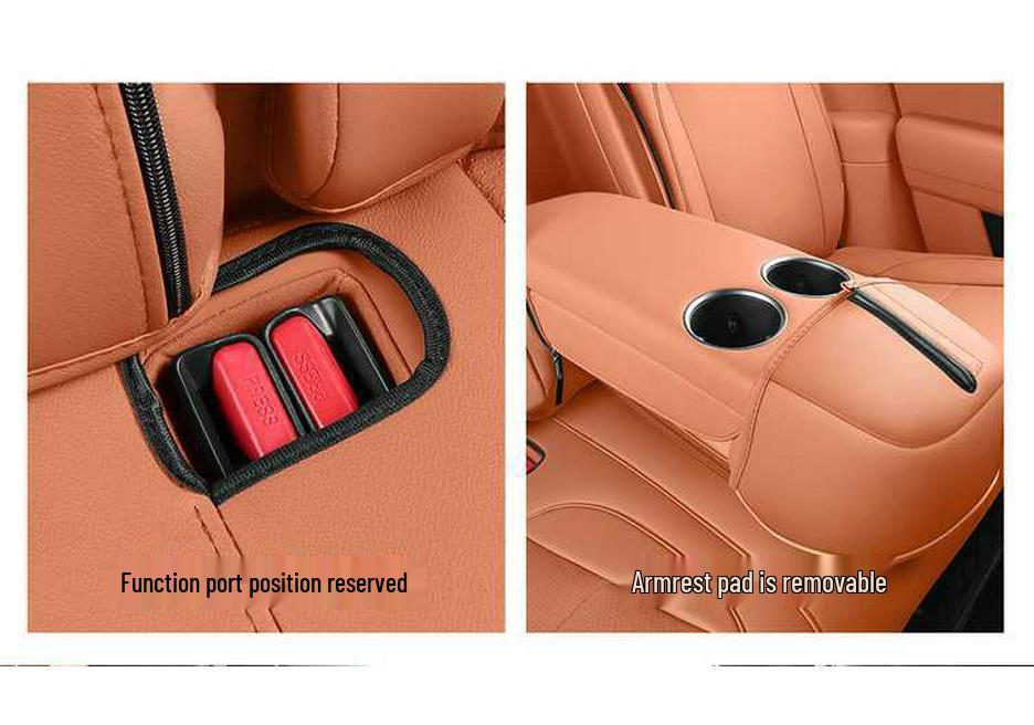 Ideal L7 Perforated Leather-Style Car Seat Cover, Breathable & All-Season, Full Coverage Cushion