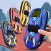 Large Capacity Cartoon Pencil Bag Pen for Case Zipper Lock with Hidden Storage Grids for Students Office School