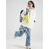 Men Women 3-in-1 Waterproof Windproof Hiking Jacket With Removable Fleece Liner Outdoor Camping Trekking Skiing