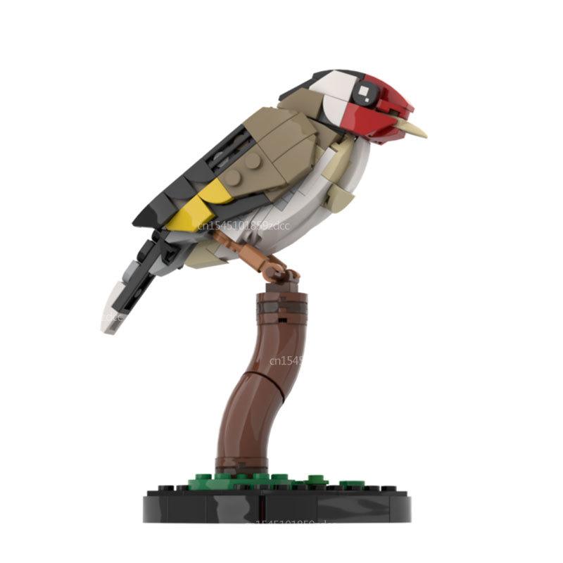 MOC Animal Bird Raven Kingfisher Feral Pigeon Model Building Blocks Set Robin Eagle Assembly Bricks Toys Birthday Xmas Gifts