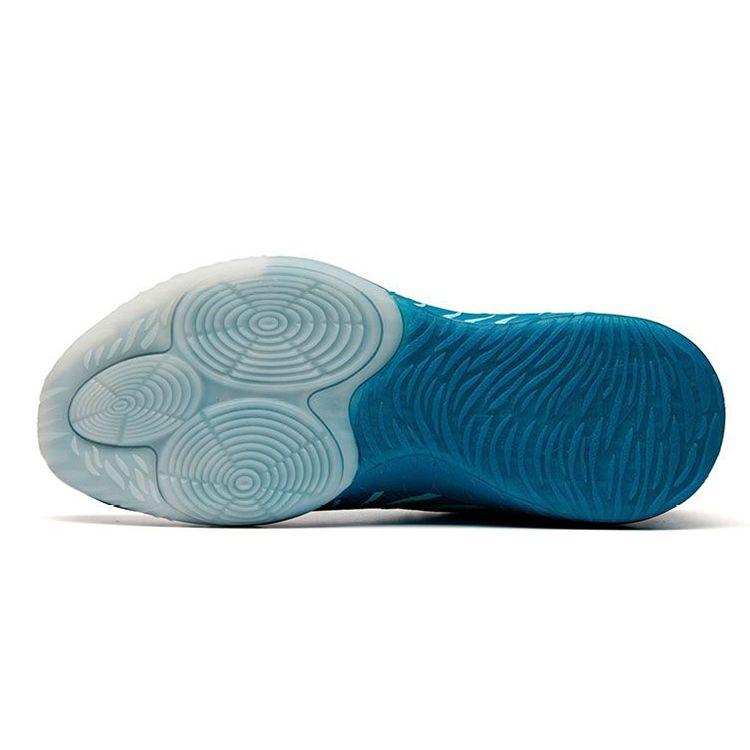 Anta Gh1 Mesh Stoßdämpfend Langlebig Low Top Basketballschuhe Herren Sneaker Blau Weiß 112011103-2