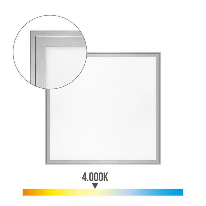 LED panel 40W Čtvercový Matný Chrom