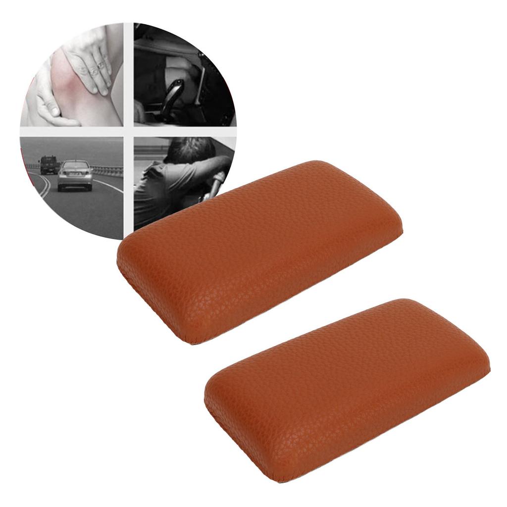 Car Leg Pads Microfiber Pu Leather Soft Automobile Center Console Knee Elbow Pad Cushion