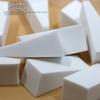 5Pcs White Triangle Makeup Sponge Gradient Effect Manicure Sponge Set  Manicure Tools