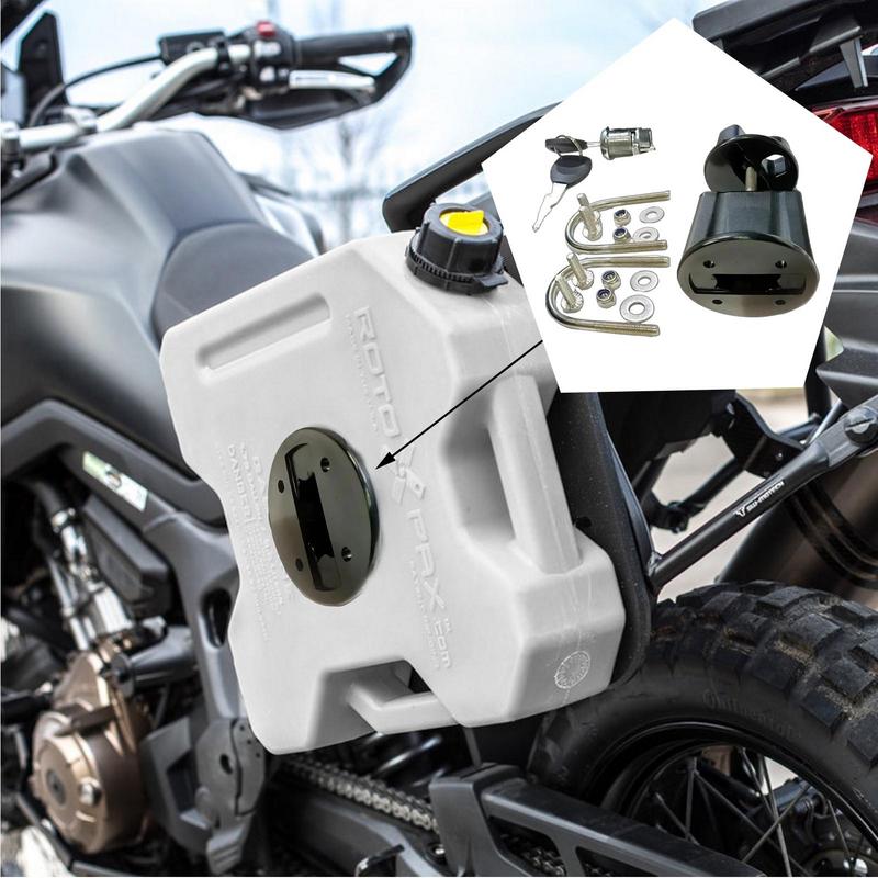 Oil Tank Bracket Latch Anti-Theft Auxiliary Parts Oil Tank Mounting Bolts For Vehicle Truck Motorcycle Modification Driver