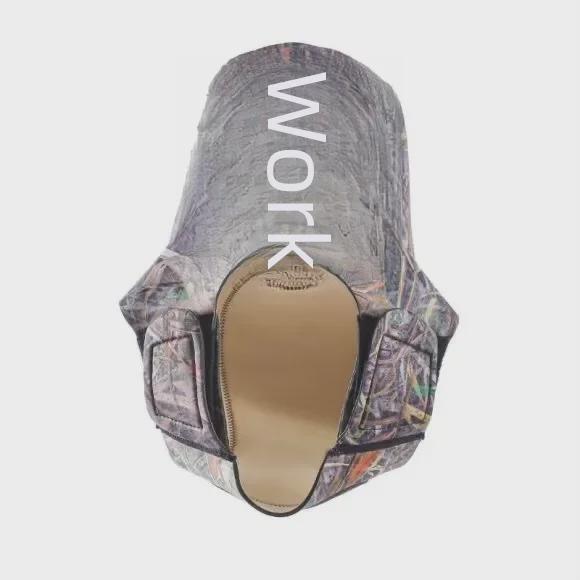 Dog Camouflage Outdoor Training Vest - Warm Protection for Hunting and Military Dogs