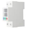 2 Phase DIN Rail Voltmeter Automatic Adjustable Overvoltage Overcurrent Protector Circuit Breaker