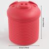 Multifunctional Bacon Grease Container with Filter, Bacon Grease Container Silicone Drum Oil Mesh Filter Holder Storage, Oil Jug