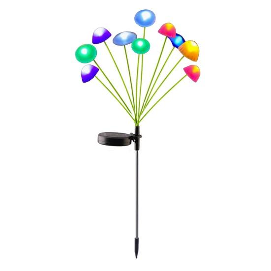 Garden Light Solar Powered Jellyfish Shape Outdoor Yard Light Waterproof Scratch-Resistant Small Size Garden Lamp