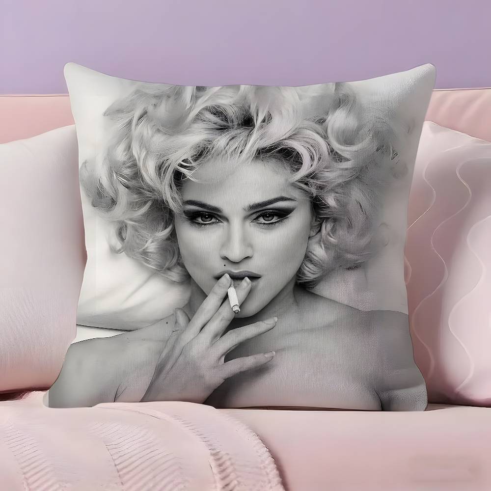 Singer MMadonna Like aVirgin Pillow Case Ultra Soft Skin Friendly Fabric Cloud Like Comfort  Concealed Zipper