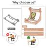 Ergonomischer Holzperlenwebrahmen Für Schmuckherstellung Webmaschine Mit Verstellbarem Basisdesign