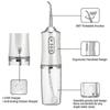 Oral Irrigator 3 Modes Usb Rechargeable Dental Water Jet 220ml Water Tank