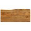 Tabletop, 90X40X2.5 Cm, Natural Edge, Solid Mango Wood