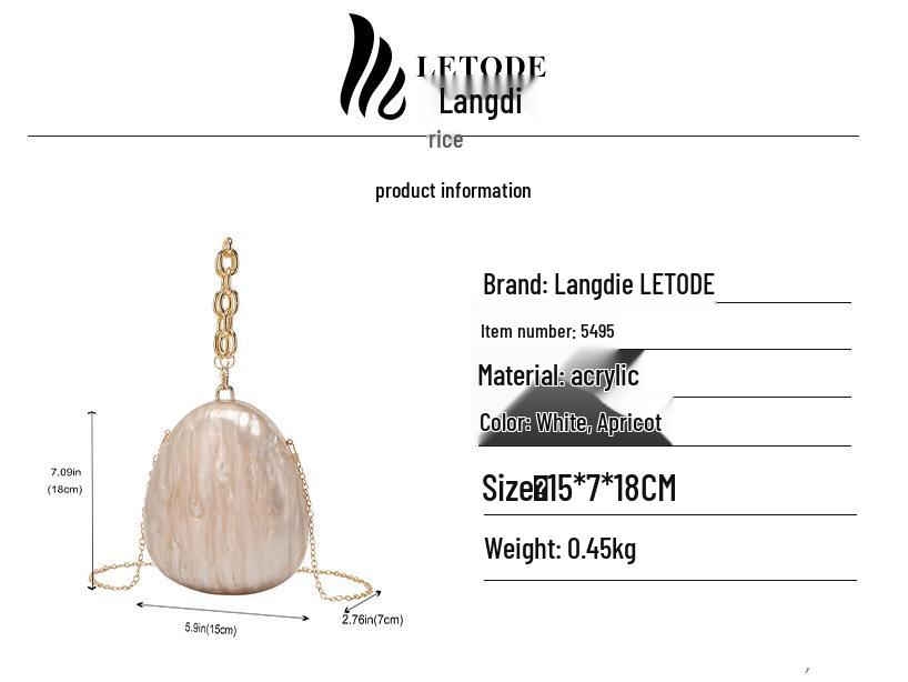 Geantă de mână elegantă de seară cu lanț pentru nunți și petreceri