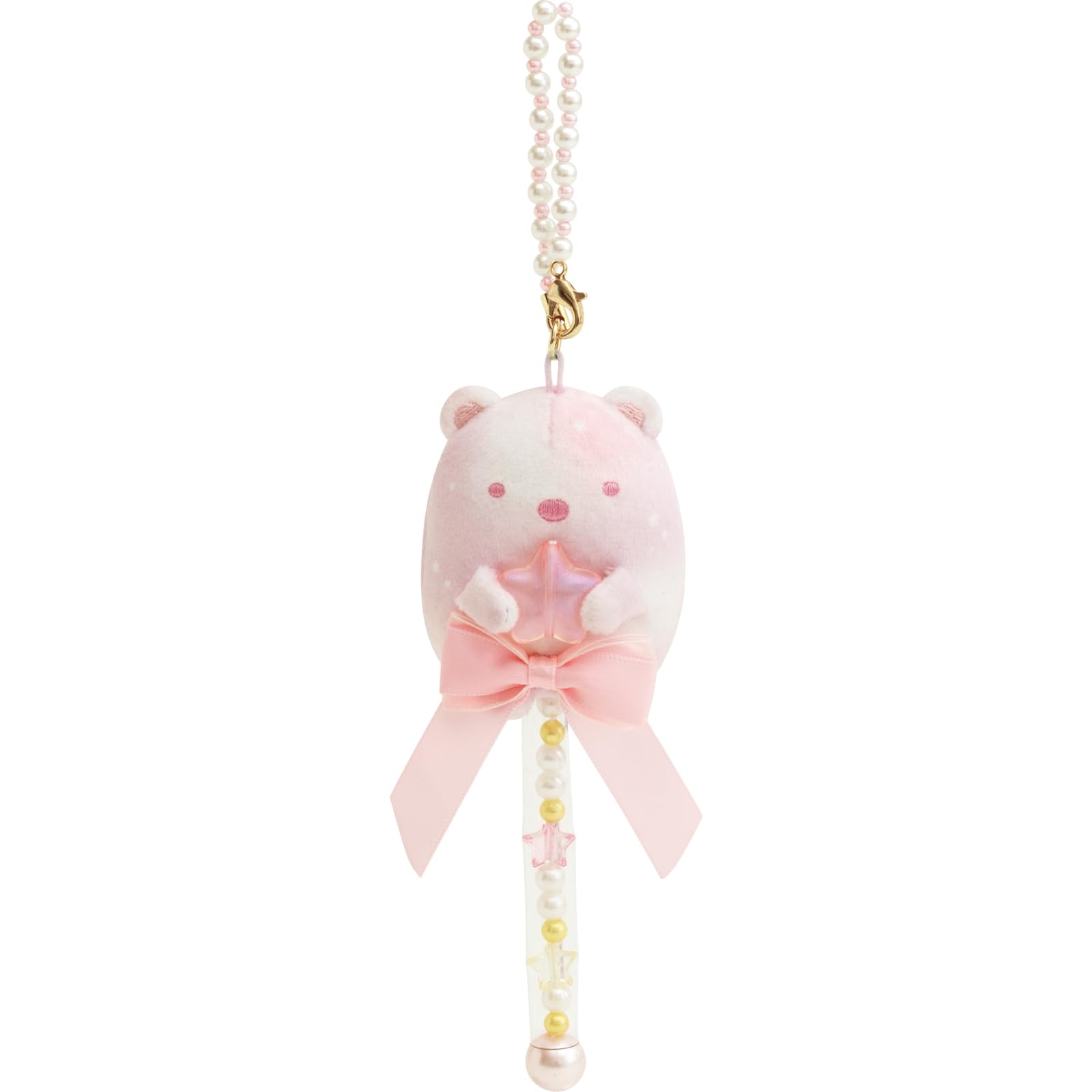 

MO71301 Sumikko Gurashi Sumikko Волшебный салон для бессонных ночей Волшебная палочка Подвесная плюшевая игрушка Белый медведь [San-X] Коллекционная игрушка,