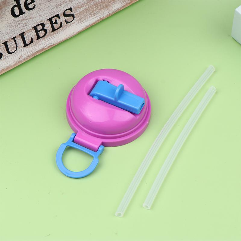 Soda Can Cover With Straw Creative Sealed Plastic Straw Beverage Can Cover Cup Suitable For Canned Beverage Reusable Tank Cover