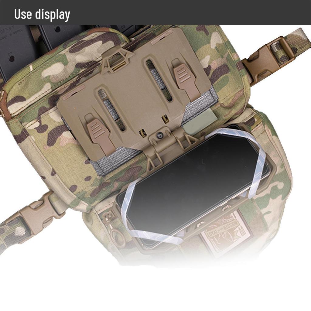 Cross-Border Tactical MOLLE Vest Phone Holder & Navigation Bracket