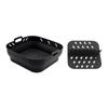 Divider Cooking Mat Foldable Baking Tray Silicone Air Fryer Mat