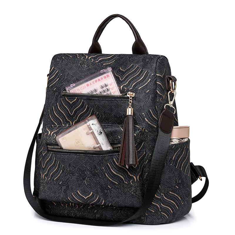 A Simple and Large-capacity Student Backpack for Fashionable Backpacker