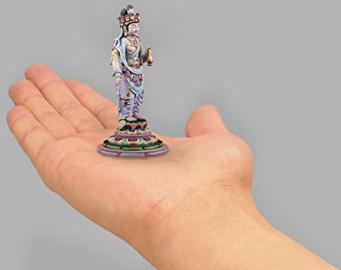 miniQ Miniature Cube 007 75mm finished figure Eleven-faced Kannon, approx. tall, PVC, pre-painted,