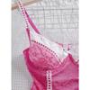Sexy Pure Desire Hollow Lace Strap Bodysuit Lingerie Set