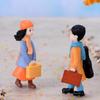 Dollhouse Micro Landscape Couple Ornaments Christmas Decoration Miniatures Fairy Garden Figurines