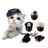 Funny Hat for Cat Cosplay Captain Pirate Dress Up Costume Pet Hat Christmas Cosplay Warm Headwear Dogs Cat Accessories